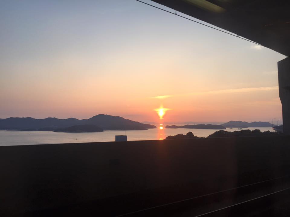 瀬戸内海夕陽